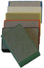 Selection of diamond hand pads